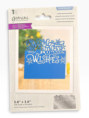 Gemini - Metal Die - Edgeable - Warm Winter Wishes